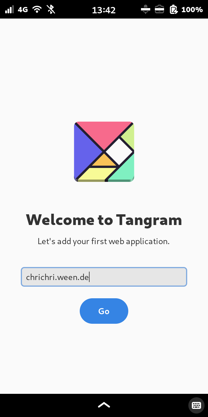 Tangrams Welcom Screen