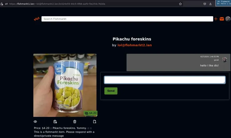 the initial item from the first instance that has successfully been replicated on the second instance 